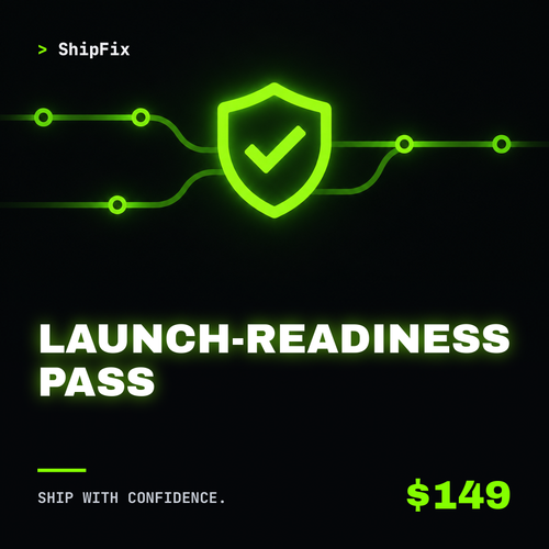 Launch-Readiness Pass